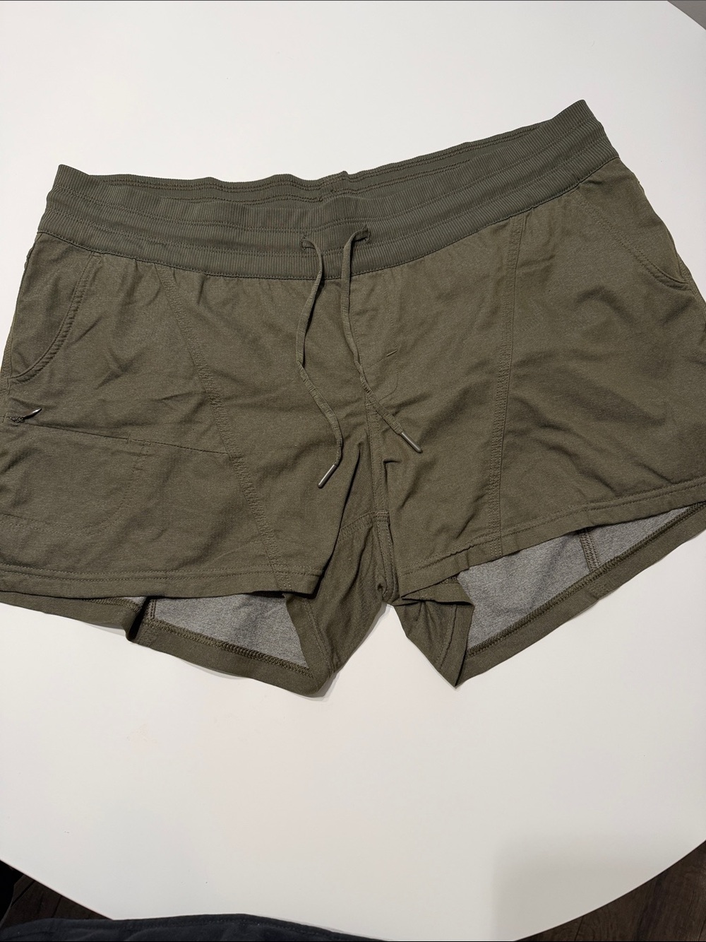 The North Face Olive Green Athletic Shorts